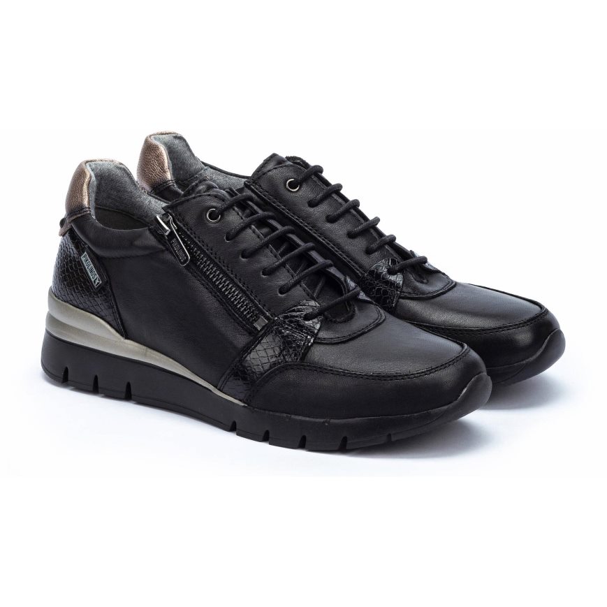 Women's Pikolinos CANTABRIA Sneakers Black | NZ EQ093A7